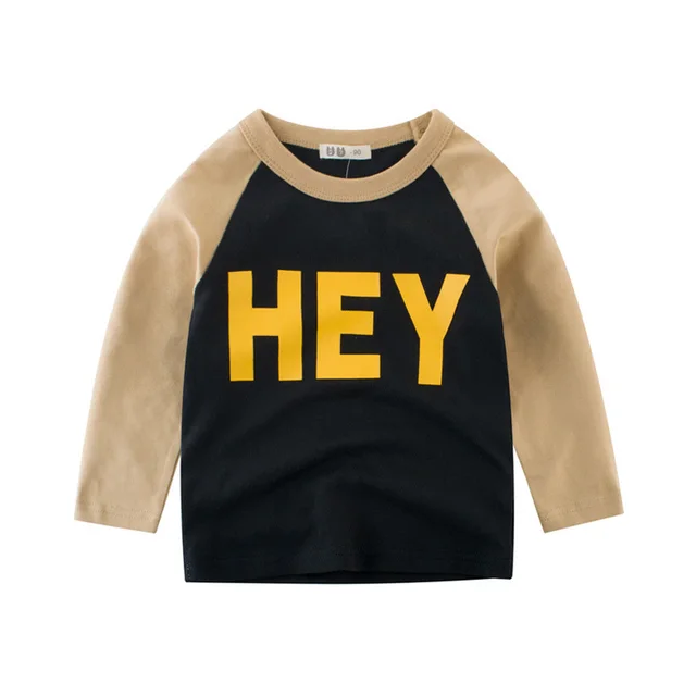Girls Boys T-shirt Long Sleeves Children's T-shirts Spring Autumn Cartoon Kids Shirts for Boys Clothes Cotton Baby Girl T-shirt 2