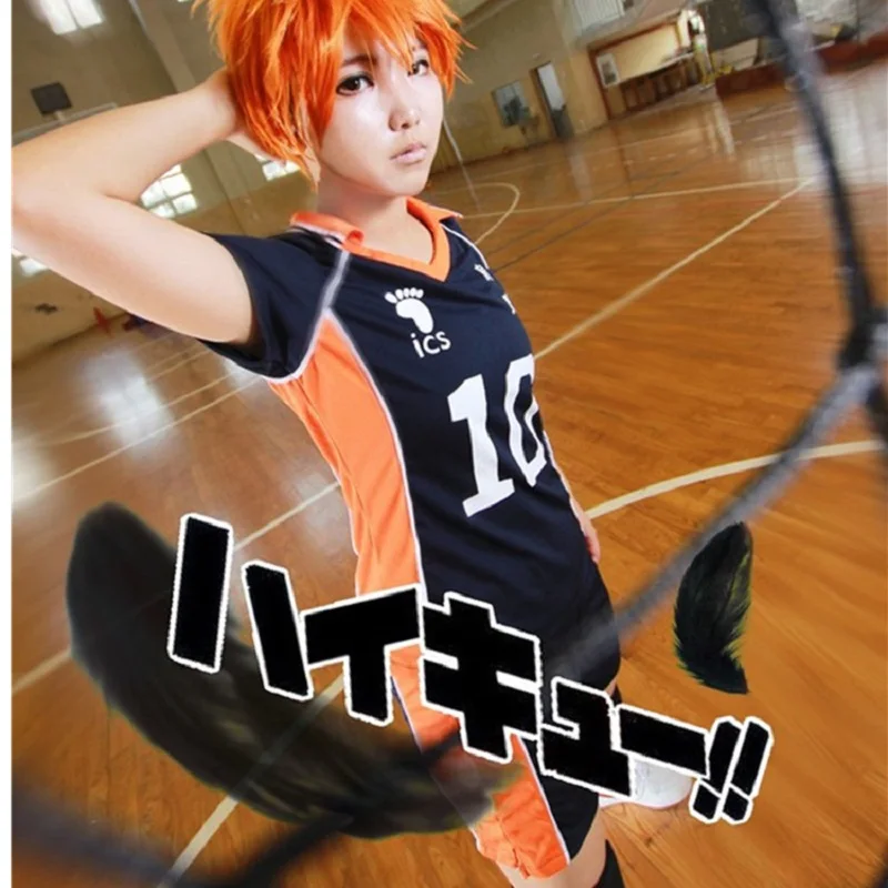 Anime Haikyuu!! Karasuno High School Volleyball Club Hinata  Shyouyou/Kageyama Tobio Jersey Cosplay Costume 8 Numbers to Choose