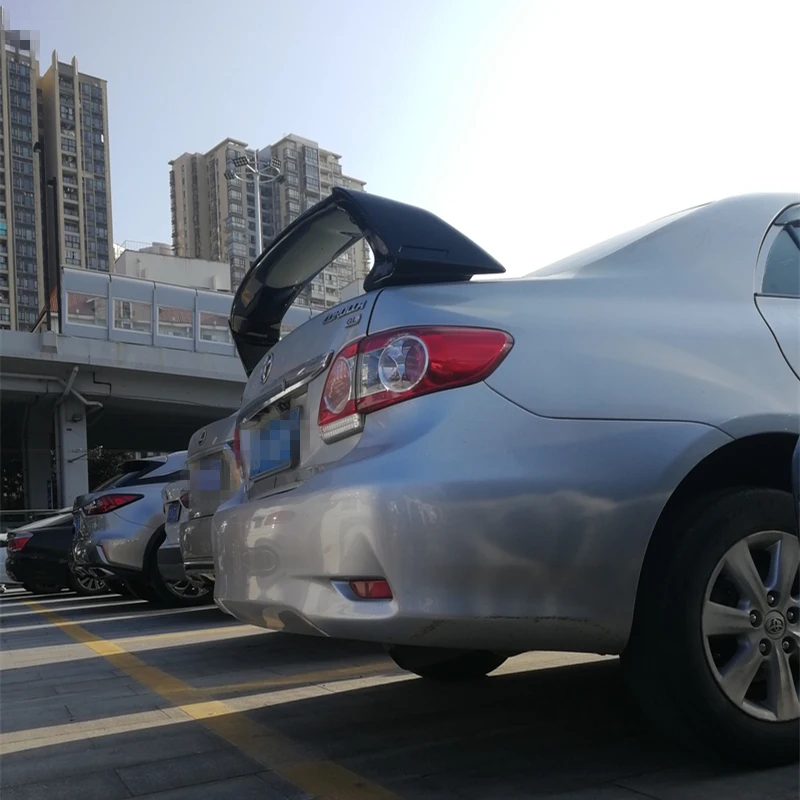 

For TOYOTA Corolla Spoiler 2006-2013 Corolla High Quality ABS Material Car Rear Wing Primer Color Rear Spoiler