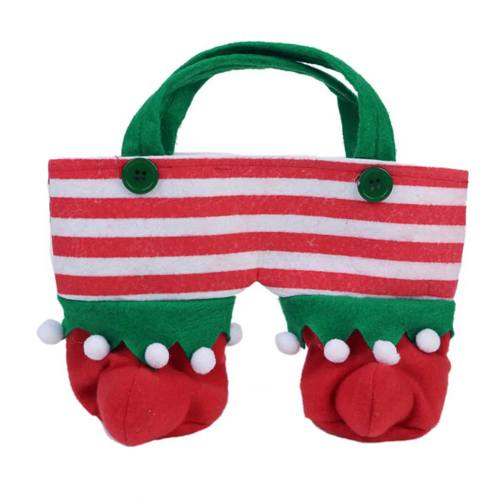 

1 PC Christmas Stocking Red Wine Bottle Cover Bags Christmas Gift Bag Dinner Table Decoration Home Party XMAS Decors