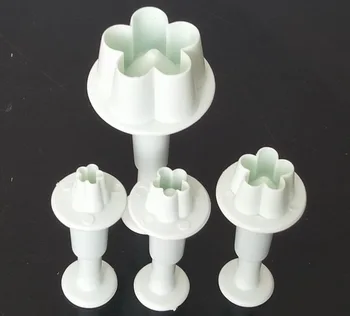 

150Sets Cake Tool Plum Blossom Flower Fondant Sugarpaste Cake Decorating Tool 4PCS /Set