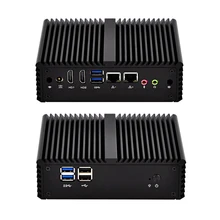 Fanless Dual NIC Micro PC Q450S С Core i5-4200U процессор 3 м Кэш, до 2.60 ГГц, SIM, i5 мини-ПК Win 10 Linux