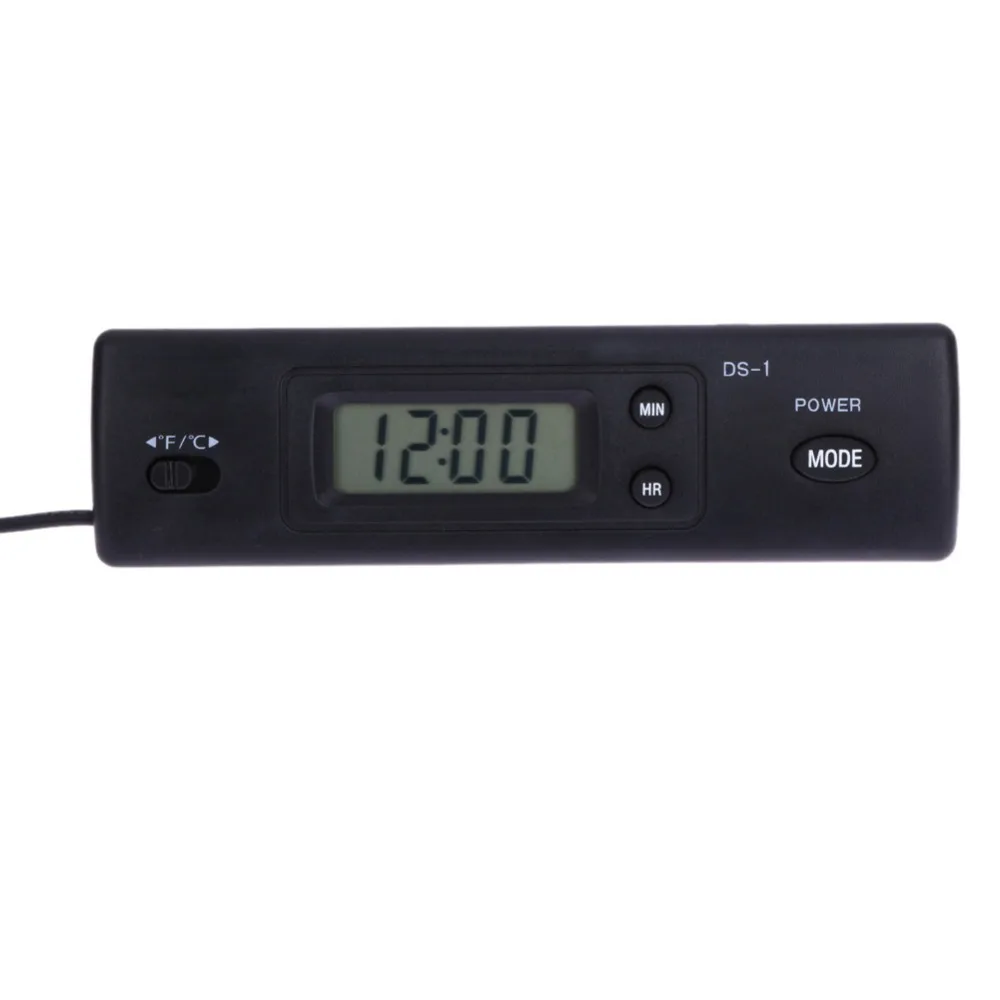 Цифровой термометр Авто ЖК-дисплей в часы для автомобиля дома транспортного средства