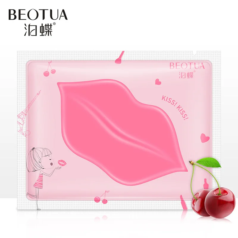 5Pcs Lip mask Plumper Crystal Collagen Pads Moisture Essence Wrinkle Patch Pad Gel Scrub Lips Care Enhancer lip sleeping mask