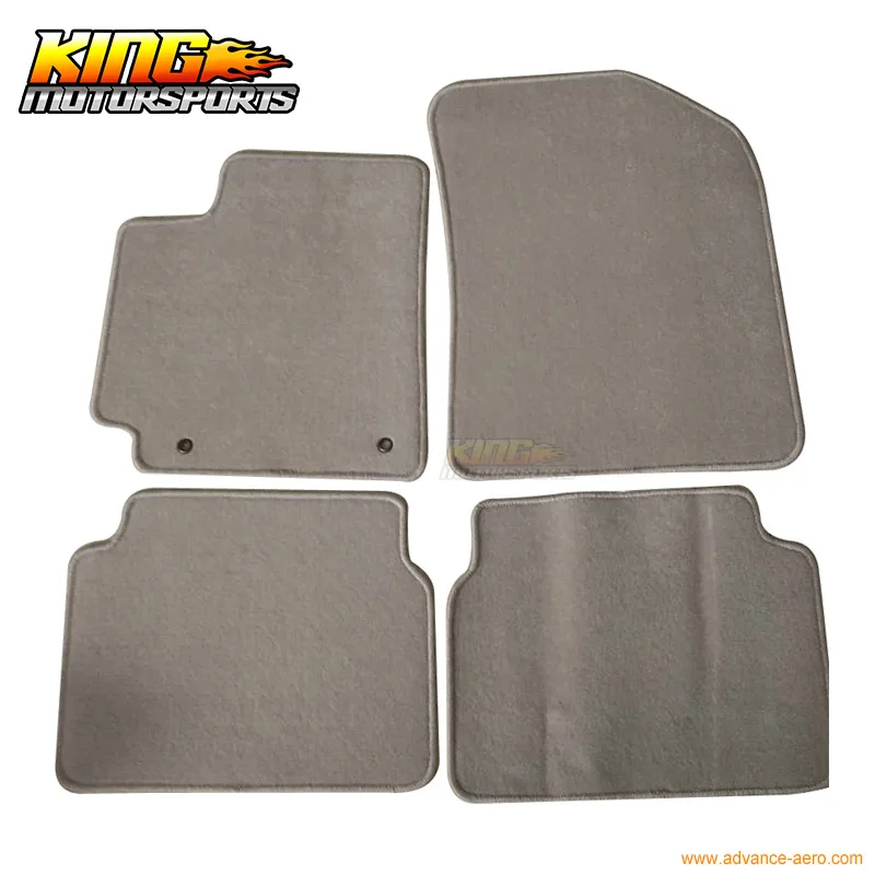 For 2009 2011 Toyota Corolla Floor Mats Carpet Front Rear Beige