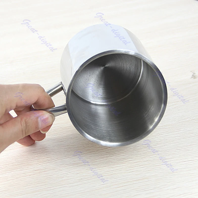 450 мл Нержавеющая сталь Кофе бокал, для кемпинга, двухслойные, двухслойная кружка