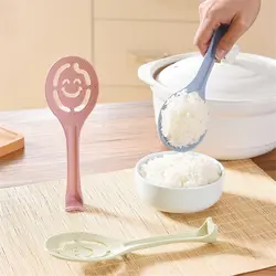 Кухонный гаджет смайлик креативная стандартная антипригарная сковорода рисовая лопатка-ложка пластиковый рисовый фильтр ложки