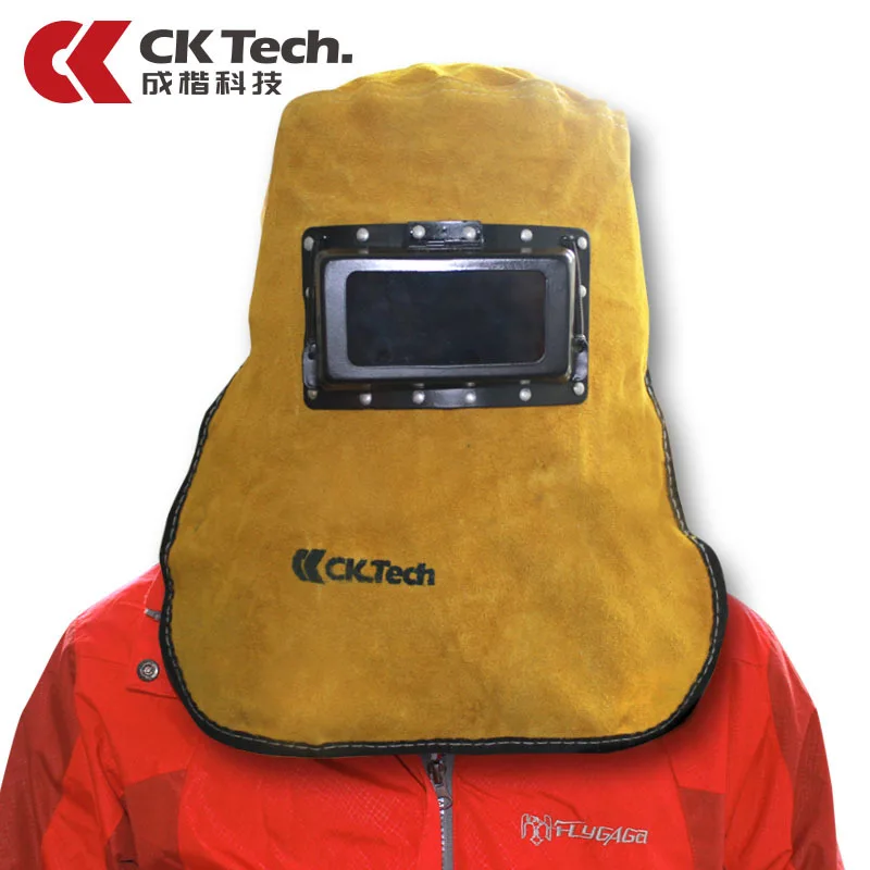 

CK Tech Brand Pure Cowhide Head Wearing Type TIG MIG MMA Welding Mask Eye Mask For Welding Machine OR LGK Plasma Cutter2012