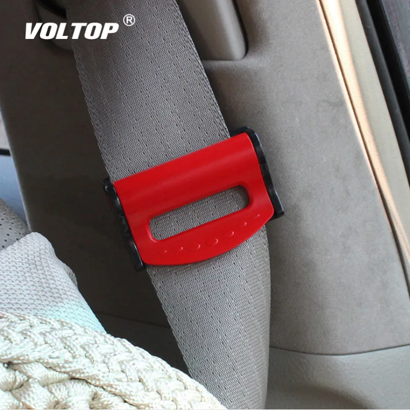 

2pcs Universal Car Seat Belts Clips Safety Adjustable Auto Stopper Buckle Plastic Clip 4 Colors Interior Accessories Car-styling