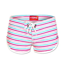 Гавайи модные женские туфли пикантные низкая талия Шорты для женщин Полосатый праздник Шорты для женщин для Для женщин быстросохнущая плюс Размеры Лето Шорты для женщин w593