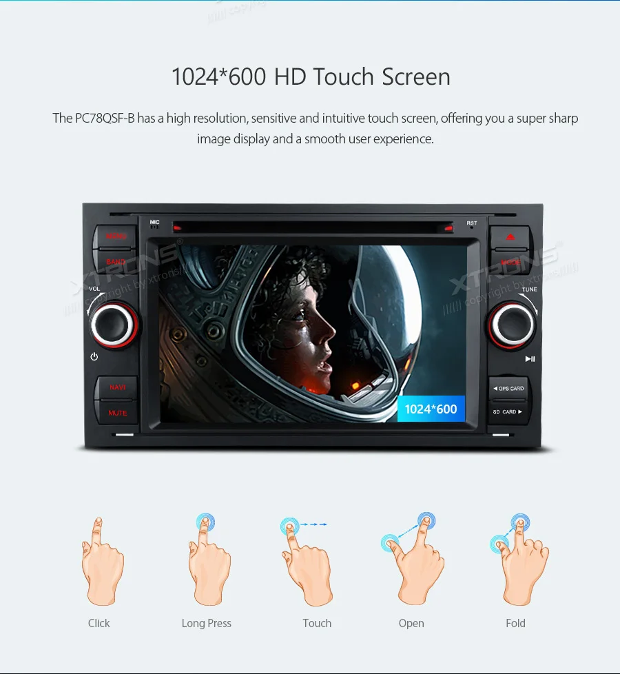 Excellent 7" Android 8.1 OS Car DVD Multimedia GPS Radio for Ford Fusion 2006-2011 & S-Max 2006-2011 & Transit 2006-2008 & Focus 2005-2007 7