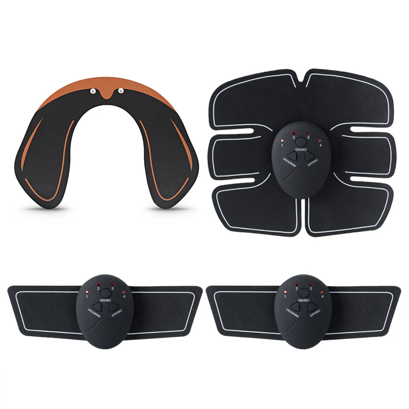

6 Mode EMS Abdominal Hip Muscle Trainer Slimming Fat Burning Massage Fitness Training Apparatus Slimming Muscle Stimulator