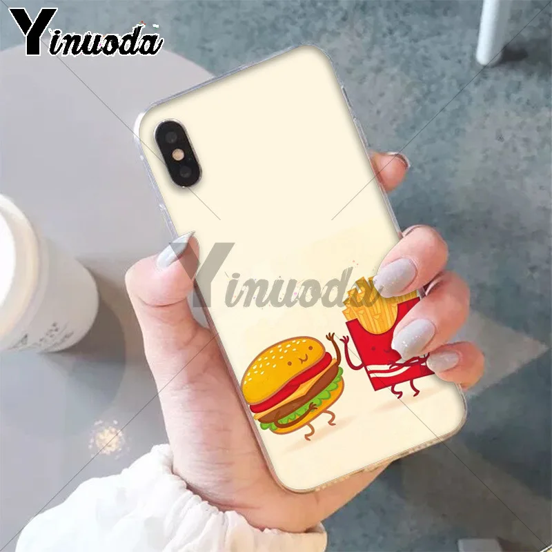 Cute food french fries burger pizza