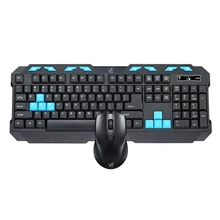 Wireless Keyboard With Mouse MultiMedia wireless keyboard and mouse Computer Desktops PC Slim Bluetooth e 3lue k825 2 4g wireless keyboard mouse kit black