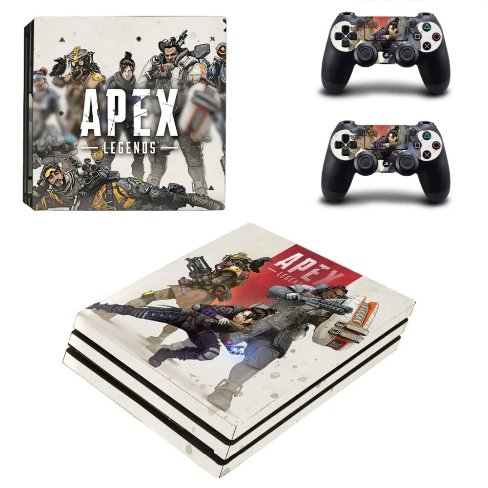 Виниловая наклейка на консоль PlayStation 4 и 2 контроллера PS4 Pro|Наклейки| |
