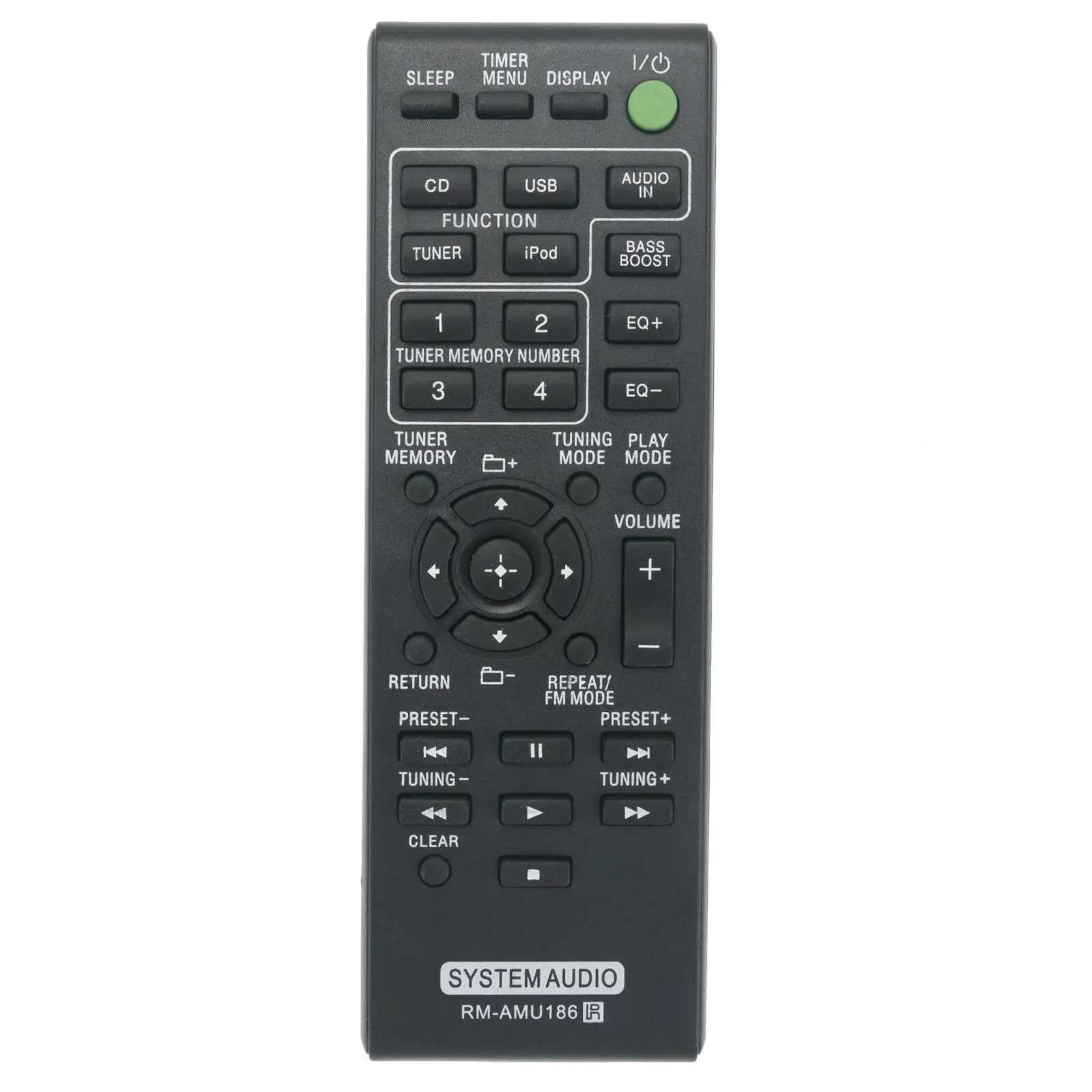

Used Remote Control RM-AMU186 for Sony MHCEC719IP Audio System
