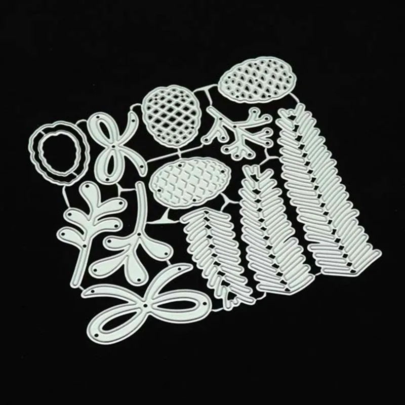 

New Merry Christmas and Santa Claus Cutting Die Stencils Template for Scrapbooking Card Album Embossing DIY Metal Crafts Gift