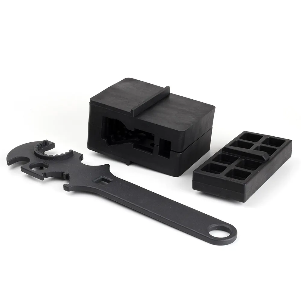 Ohhunt Gunsmith Armorer's 5.56.223  AR15 M4 M16 Rifle Tool Kit Stock Combo Wrench Lower Upper Vise Block Wrench (3)