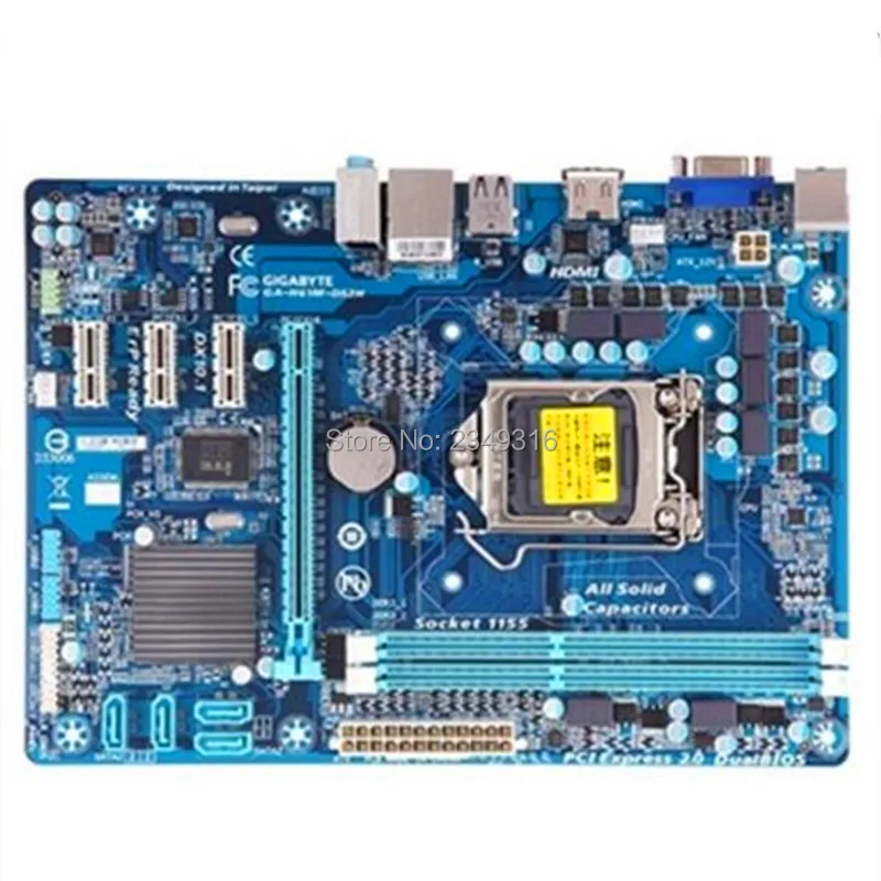 Для Gigabyte GA-H61M-DS2H рабочего Материнская плата H61M-DS2H H61 LGA 1155 i3 i5 i7 DDR3 микро-atx корпус полностью Тесты