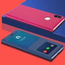 Чехол для Xiaomi Redmi 6A 6 Pro, чехол s Xiomi Redmi 6 Pro 6A 6X, кожаный чехол-книжка с окошком для просмотра, тонкий противоударный Роскошный чехол
