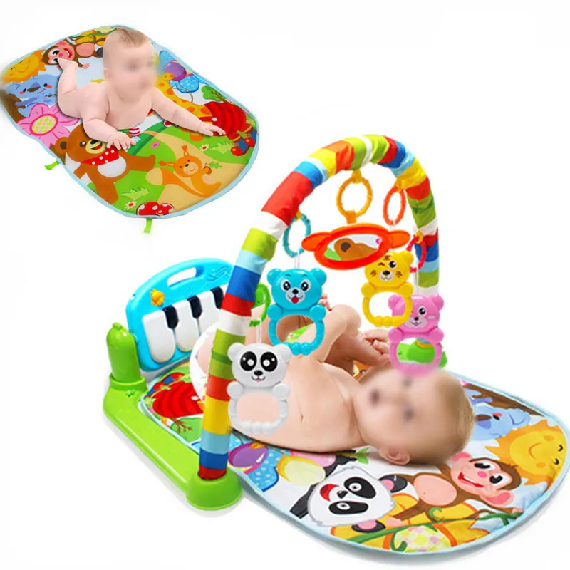 

Multifunction Soft Baby Play Mat 3 In 1 Rug Develop Crawling Kids Music Mat With Keyboard Infant Fitness Carpet Educational Toys