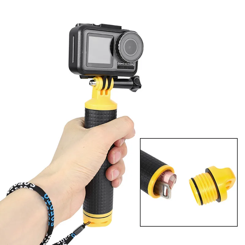 

Waterproof Floating Hand Grip For GoPro Camera Hero 7 6 5 4 Session YI 4K DJI OSMO ACTION Water Sports Action Camera Accessories