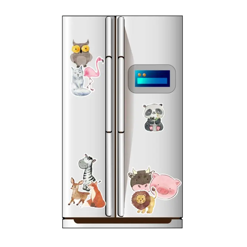 Premium New 50Pcs Colorful Animals Sticker Cute Watercolor Cartoon Anime Decal Stickers for DIY Laptop Luggage Skate Premium New 50Pcs Colorful Animals Sticker Cute Watercolor Cartoon Anime Decal Stickers for DIY Laptop Luggage Skate