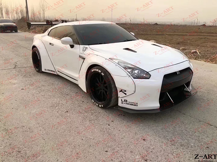 Z-AR широкий обвес для GTR модифицированный обвес для GTR R35 рефит широкий обвес для GT-R R35 тюнинг обвес