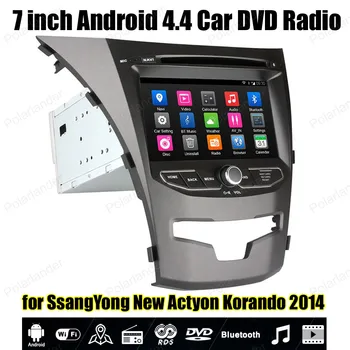 

Android4.4 Car DVD radio Support DAB + Screen Mirroring OBDII TPMS GPS 3G WiFi BT For S/sangYong New Ac/tyon Ko/rando 2014