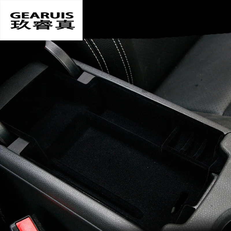 

Car styling central storage box armrest remoulded car glove storage box cover For Mercedes Benz GLA X156 CLA A C Class W205 GlC