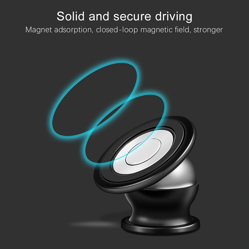 Universal Mobile Phone Holder 360 Rotation Car Holder for iPhone 8 Plus XS XR Magnetic Car Phone Holder for Samsung S9 S8 Plus folding desktop phone stand