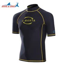 Костюм для дайвинга мужской солнцезащитный головной платок гидрокостюм с короткими рукавами Купальник Подводное плавание купальник