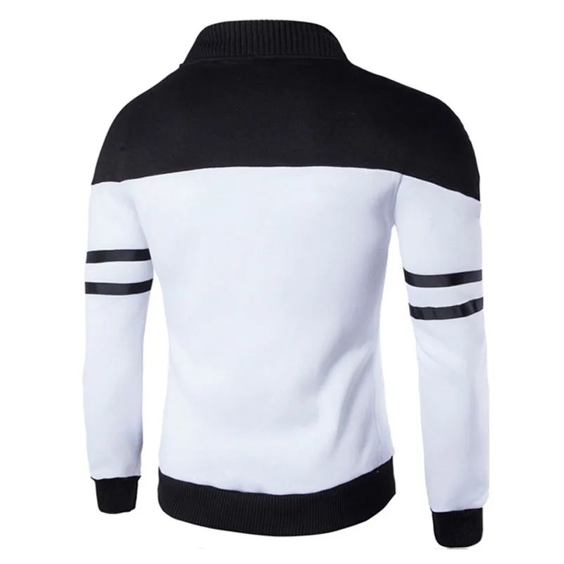 Fashion Men's Autumn Winter Zipper Sportswear Patchwork Jacket Long Sleeve Coat boys Badminton Coats new arrival #4n25 (6)