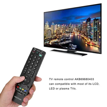

VBESTLIFE New Remote Control Controller Replacement for LG Smart LCD LED 3D AKB69680403 32LG2100 32LH2000 32LH3000 32LD320 3D TV