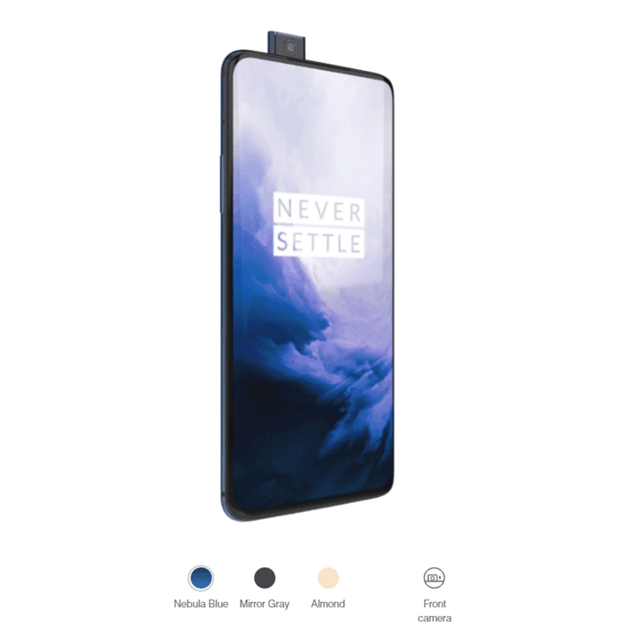 Смартфон Oneplus 7 Pro 6 67 дюйма 90 ГГц 12 Гб ОЗУ 256 ПЗУ Snapdragon 855 камера 48 МП с 3 кратным