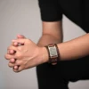 Viking Compass Leather Bracelet