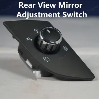 

Polarlander NEW Origianl Car Side View Mirror Knob for the New P/assat Rear View Mirror Adjustment Switch Chrome 56D959565b
