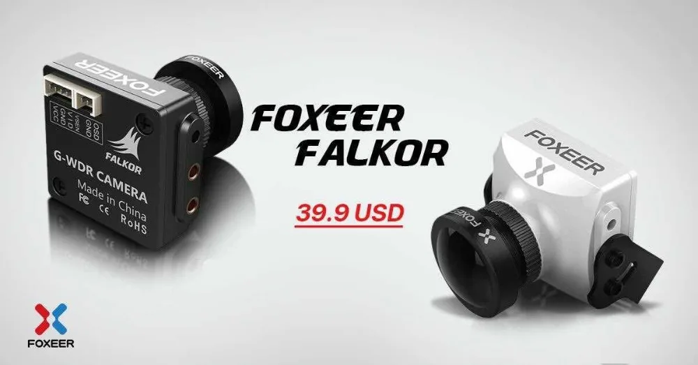 

Foxeer Falkor 1200TVL FPV Camera 4:3/16:9 PAL/NTSC G-WDR OSD lens 1.8mm