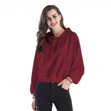 YYFS 2019 New Cotton Fall Pocket Drawstring Hoodies Women Raglan Solid Long Sleeve Fashion Letter Print Hooded Sweatshirt Women YYFS 2019 New Cotton Fall Pocket Drawstring Hoodies Women Raglan Solid Long Sleeve Fashion Letter Print Hooded Sweatshirt Women