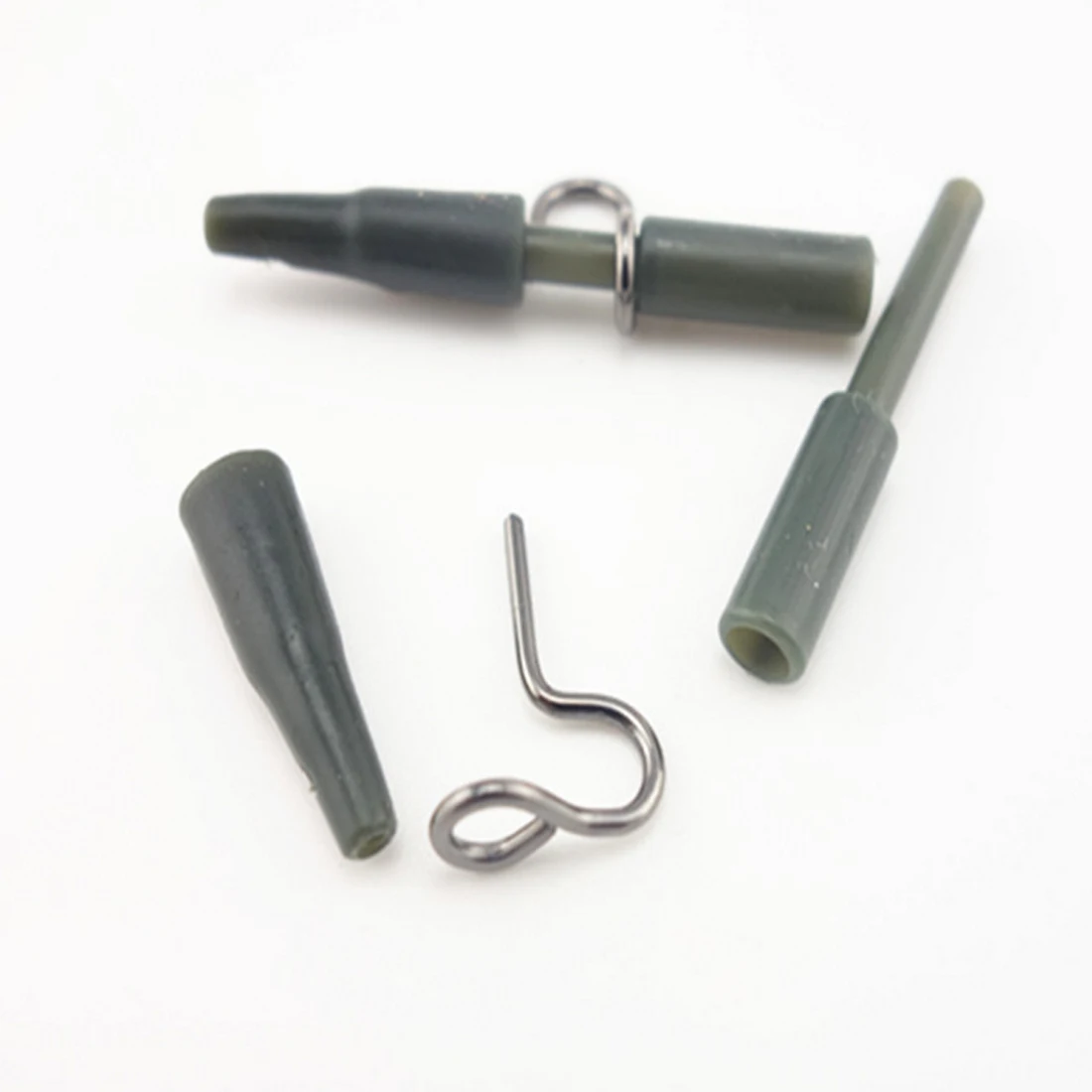 

10Pcs European Fishing Heavy Duty Lead Clip For Carp Fly Fishing Accessories Silica Gel Carp End fishing Fixed Line