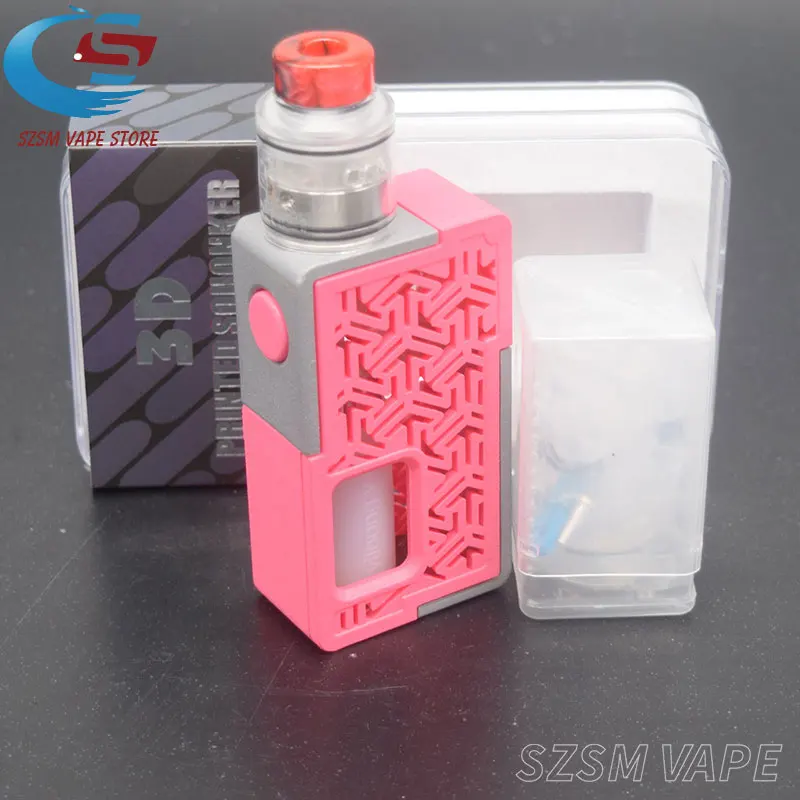 Fogger xbox Mechanical Squonk Box mod с QP KALI V2 RDA kit 8 мл силиконовая бутылка 18650 20700 батарея Автоматическая регулировка Vape Mod