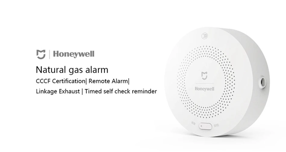 Xiaomi Mijia Honey Well Smoke&Gas Alarm Detector Audible And Visual Alarm Work With Gateway Hub Smoke Detector Smart Home # (9)