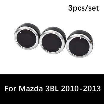 

3pcs/set For Mazda 3 BL 2010-2013 car air conditioning knobs heat controller switch knob ac knob auto car accessories