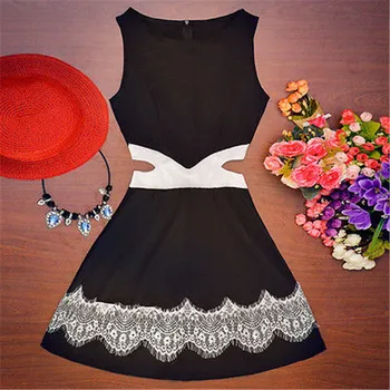 

Womens Summer Celeb Sexy Mini Boho Dress Ladies Summer Shorts Beach Party Sundress Black White Mini Dress