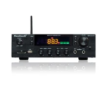 Amplificador Bluetooth Stereo Hifi Amplifier 2.0 Karaoke Home Theater Sound Power Amplifiers Professional Support FM USB SD Card s 9000 home high power professional 5 1 bluetooth amplifier hifi theater amplifier