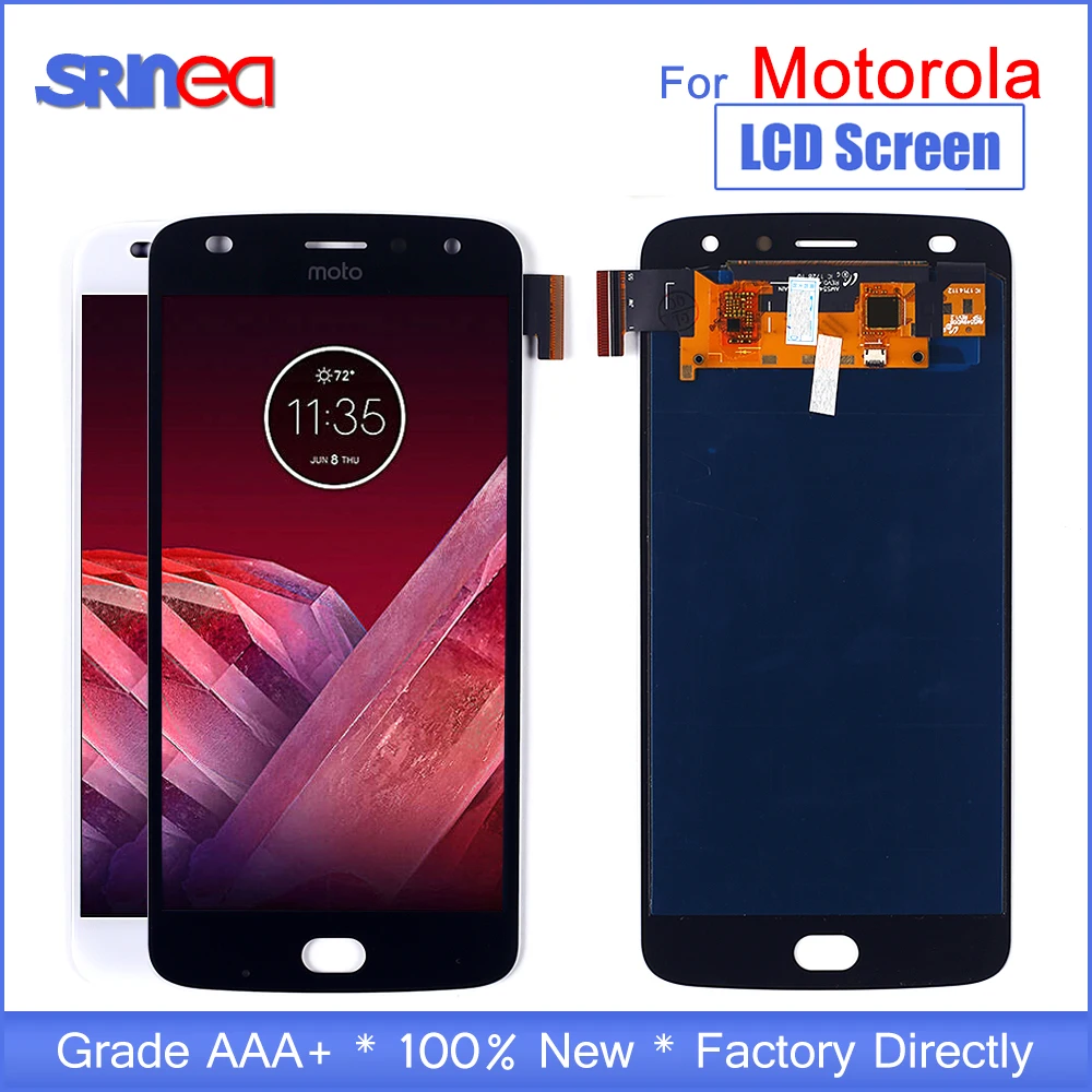 

5.5'' OLED Display For Motorola Moto Z2 Play LCD Touch Screen Replacement For Moto Z2 Play Display XT1070 Black