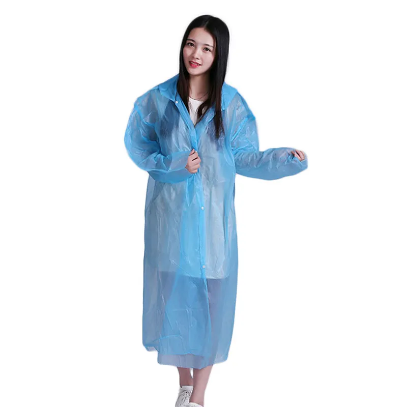 

Disposable Emergency Adult Waterproof Bicycle Emergency Disposable Raincoat Women Man Rain Coat