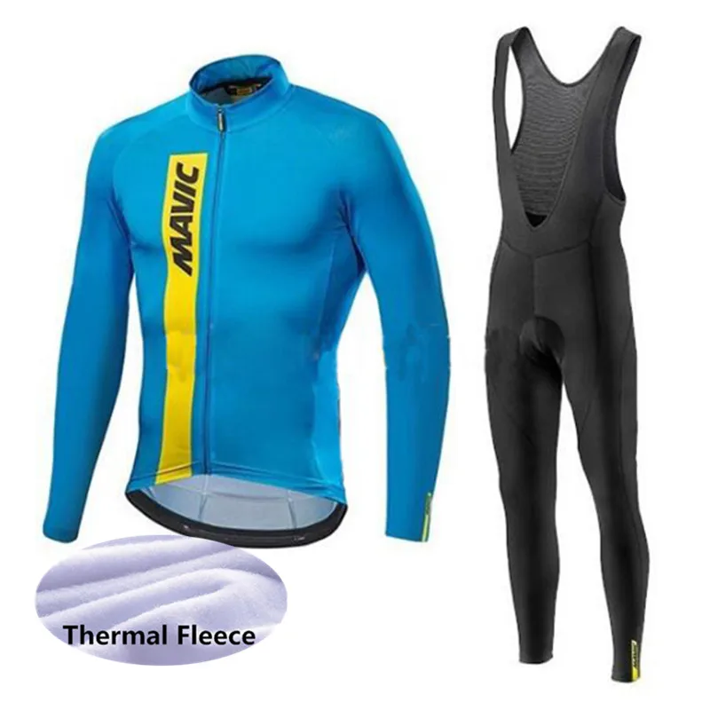 

9D MAVIC Cycling Clothing Suit Winter Thermal Fleece Cycling Jersey Set Racing Maillot Rock Racing Bike Clothes Ropa Ciclismo