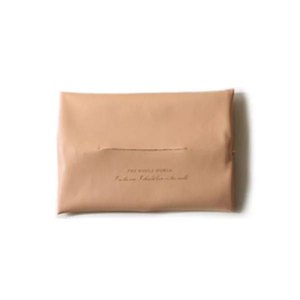 Простая коробка для салфеток из искусственной кожи с геометрическим принтом, розовый, черный мягкий держатель для салфеток, домашняя кухонная бумажная коробка для хранения - Цвет: Style 2