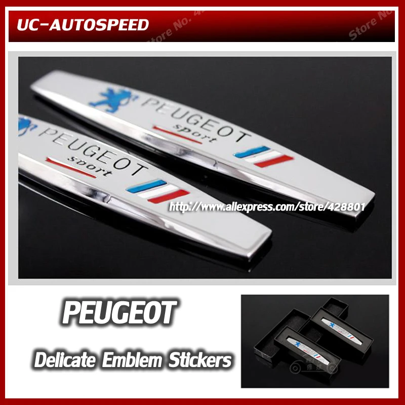 New Auto car 3D leaf type aluminum alloy metal emblem